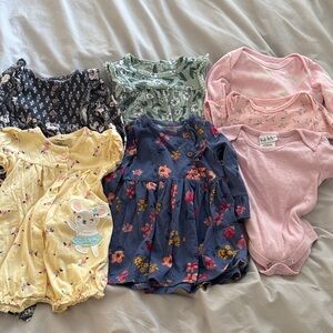 Assorted Baby girl Rompers, Onesies and dresses